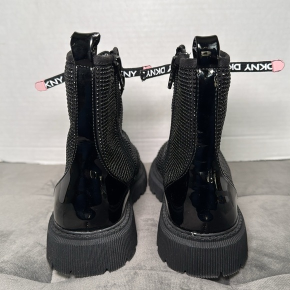 DKNY Girls Ava Speed Moto Sparkle Boots Size 4 NWOT - Picture 6 of 14